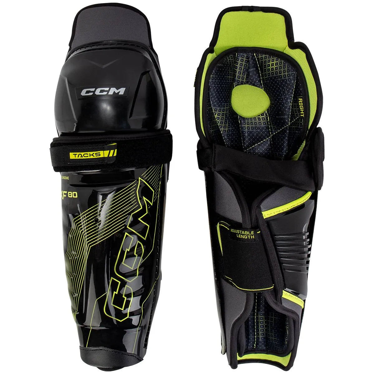 CCM Tacks XF80 Hockey Shin Guards