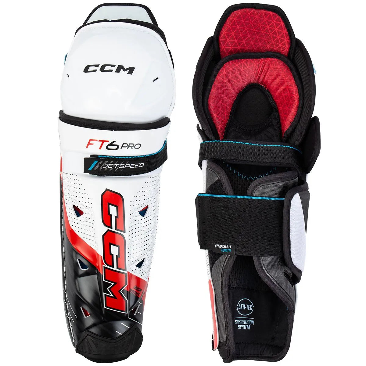 CCM Jetspeed FT6 Pro Hockey Shin Guards