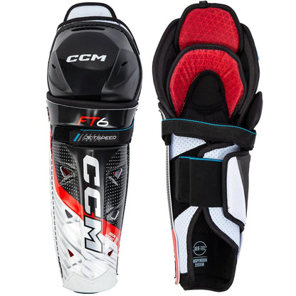 CCM Jetspeed FT6 Hockey Shin Guards